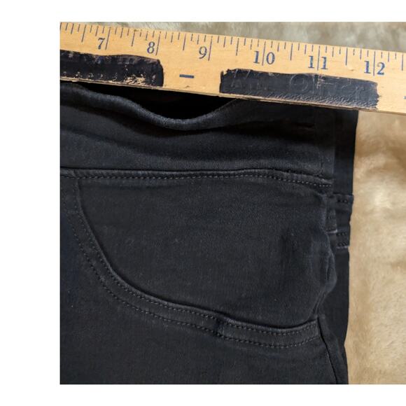 Terra & Sky Jeans Womens Plus Size 4X XXXX 28 30 Black STretch Pants Jeggings - Picture 4 of 6